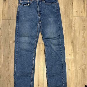 Levi-s Men's Blue and Navy Jeans